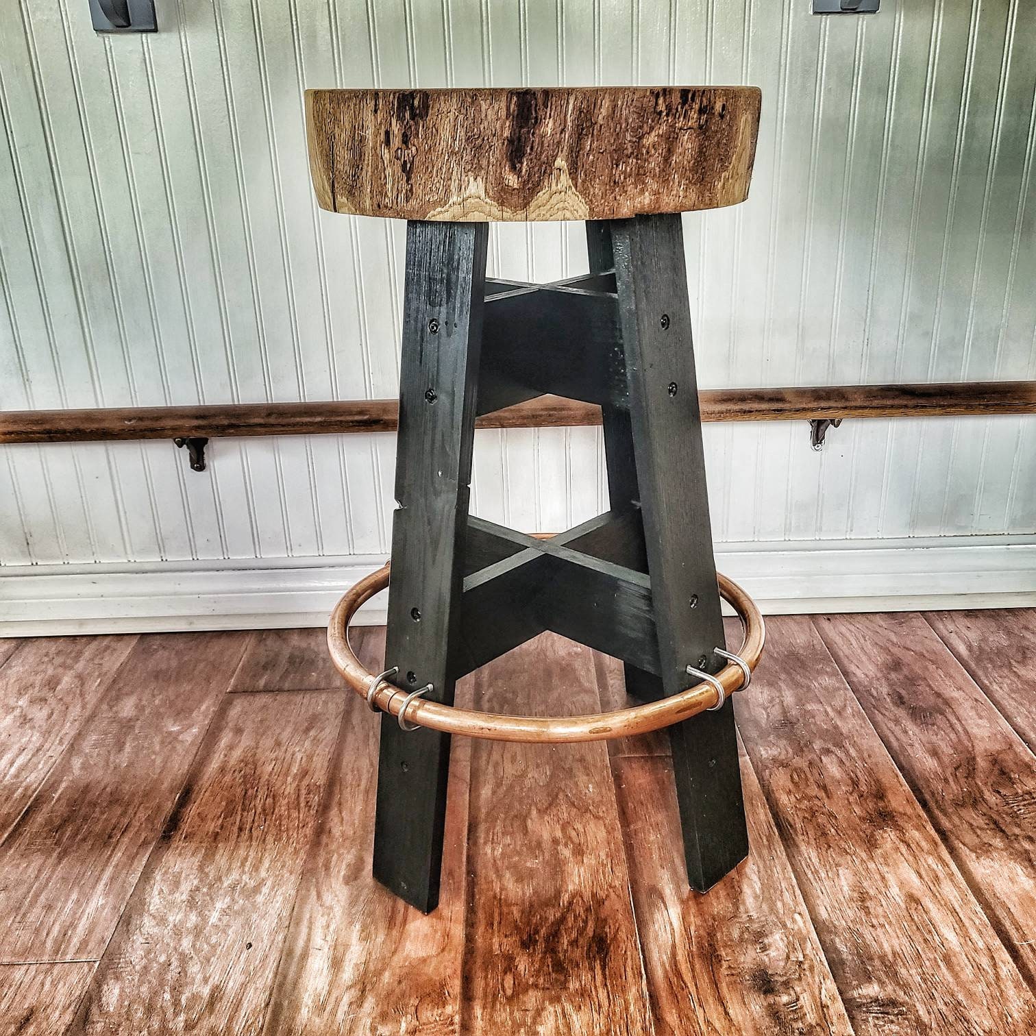 Industrial Adjustable Height Bolt Bar Stool Ana White atelieryuwa