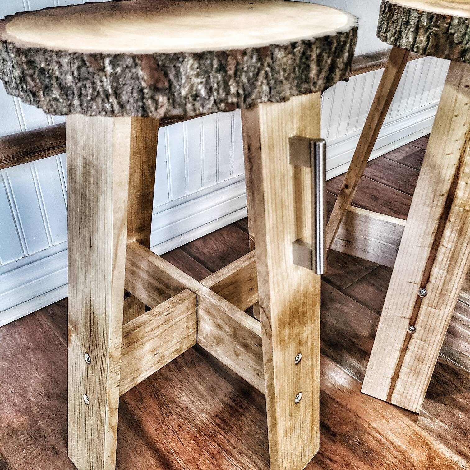 Stool Bar Stool Wood Stool Wood Bar Stool Wooden Stool Live Etsy