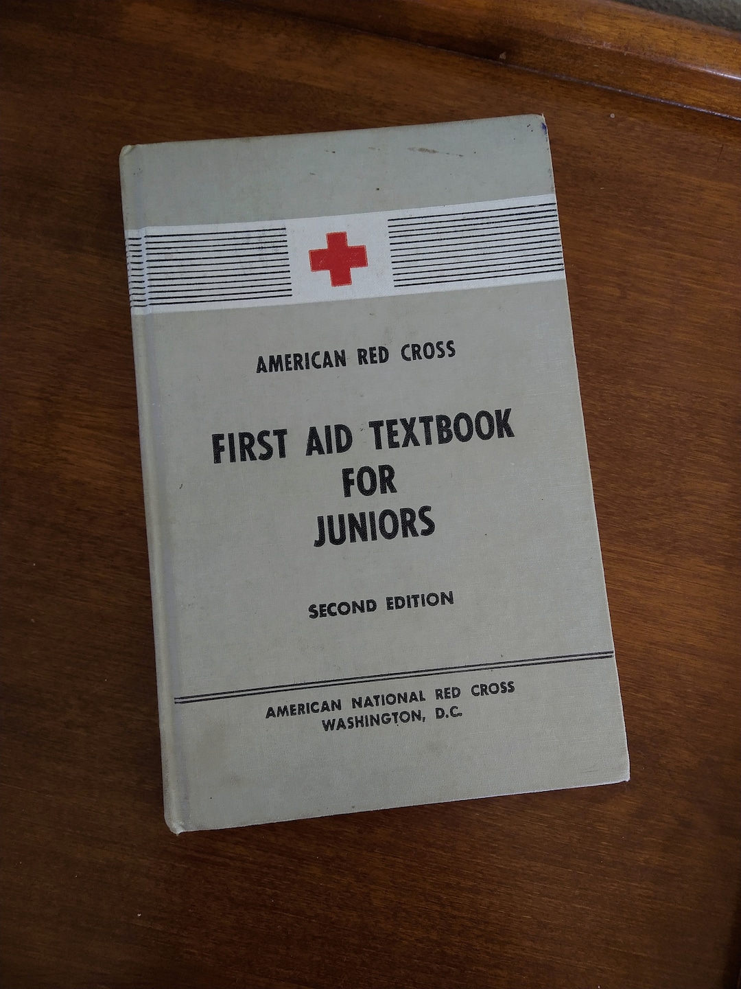 American Red Cross First Aid Textbook for Juniors 1953 Vintage Book Old