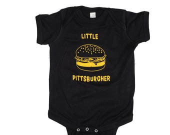 Pittsburgh Baby Bodysuit// Pittsburgh Baby Gift//  Newborn Gift// Yinzer Shirt// Pittsburgh Kid Gift// Pittsburgh Kid Shirt/ Steel City Gift