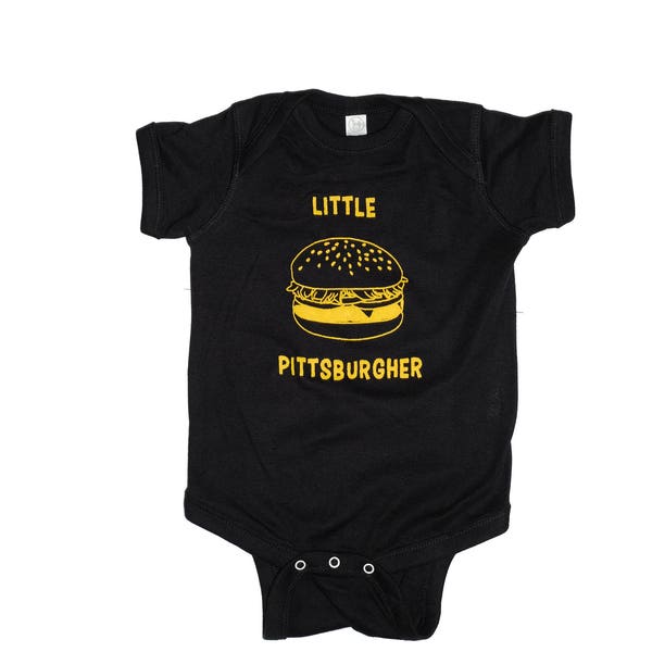 Pittsburgh Baby Bodysuit// Pittsburgh Baby Gift//  Newborn Gift// Yinzer Shirt// Pittsburgh Kid Gift// Pittsburgh Kid Shirt/ Steel City Gift