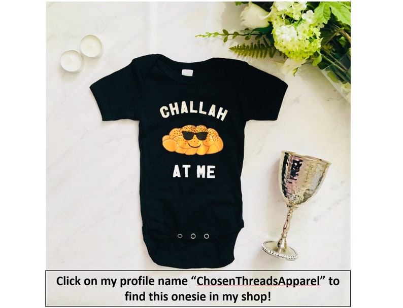 Jewish Adult Pullover / Onesie® Baby Naming Gift/ Funny Jewish Oy Vey/ Newborn / Bris outfit/ Mazel Tov Shabbat Passover Gift/ Challah Kids image 9