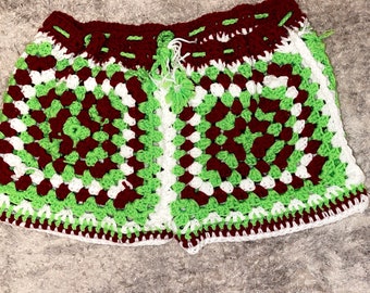 Handmade Crocheted Shorts - Truly Unique!
