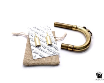 Regalo Per Appassionati Musica Orecchini A Perno In Acciaio Inox A Forma Di Musicista Minimalista, Per Donne E Uomini, Con Note Musicali, Idea Regalo, Acciaio Inossidabile Orecchini Eleganti Musica