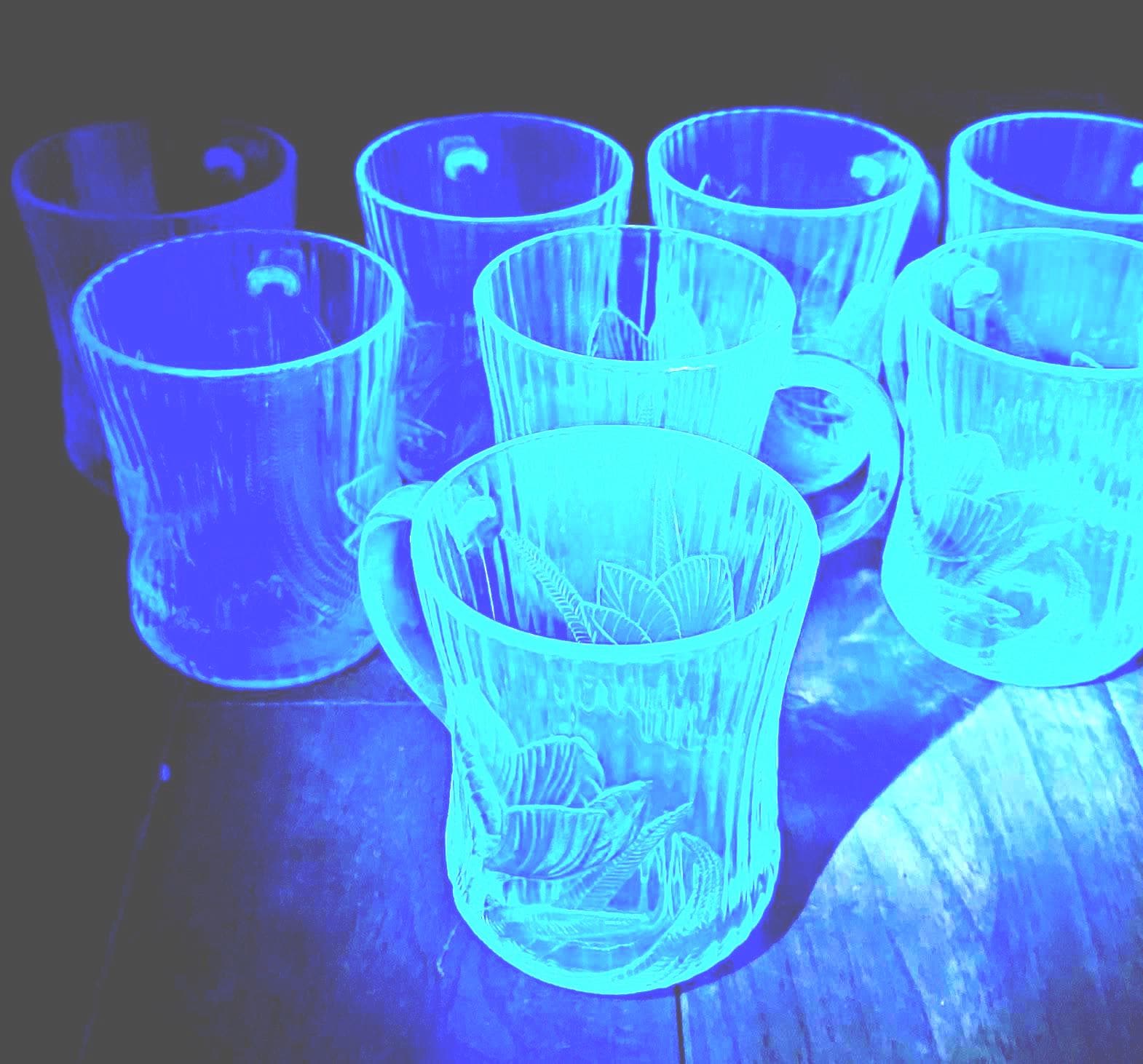 Arcoroc blue glass - Etsy 日本