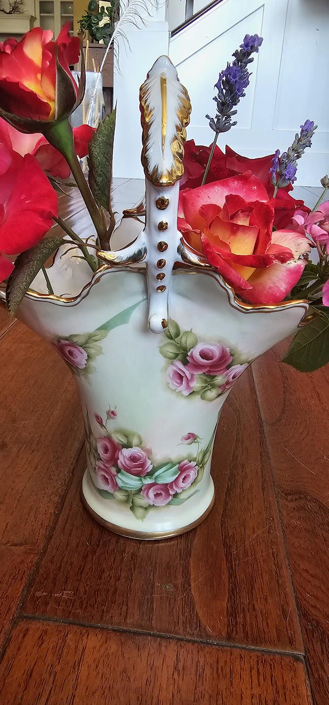 Limoges Vase Roses - Etsy