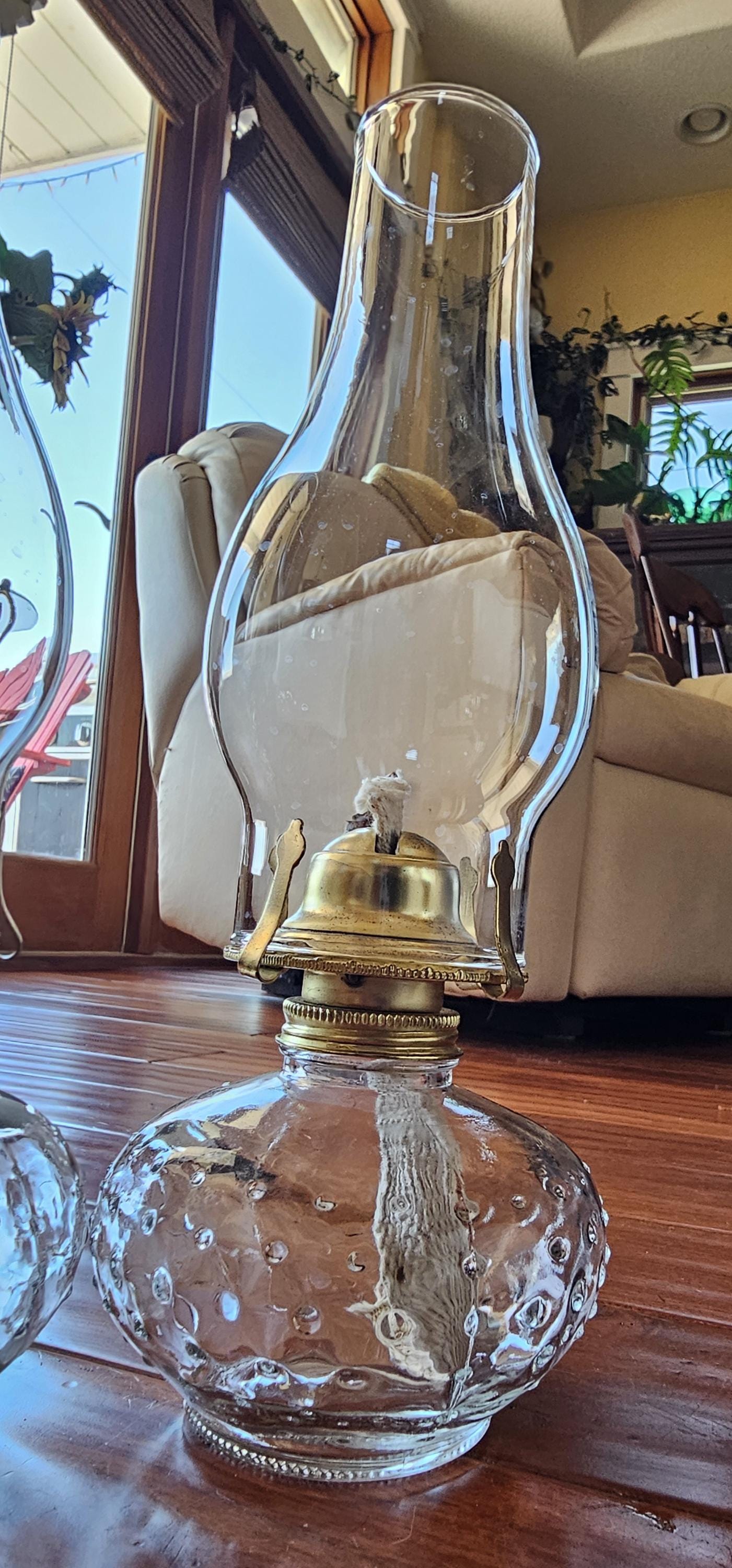 Vintage Lamplight Farms Oil Lamp - Etsy