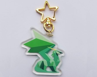 Dije de acrílico transparente de 2" de Spyro Crystal Dragon
