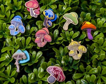 LoZ Mushroom Enamel Pins