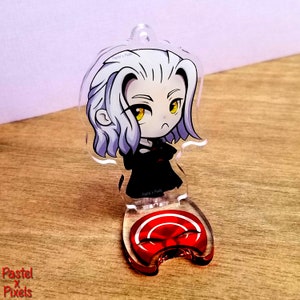 FFXIV Hades Emet Selch Keychain Charm Standee Ascian Mask Hades Mask
