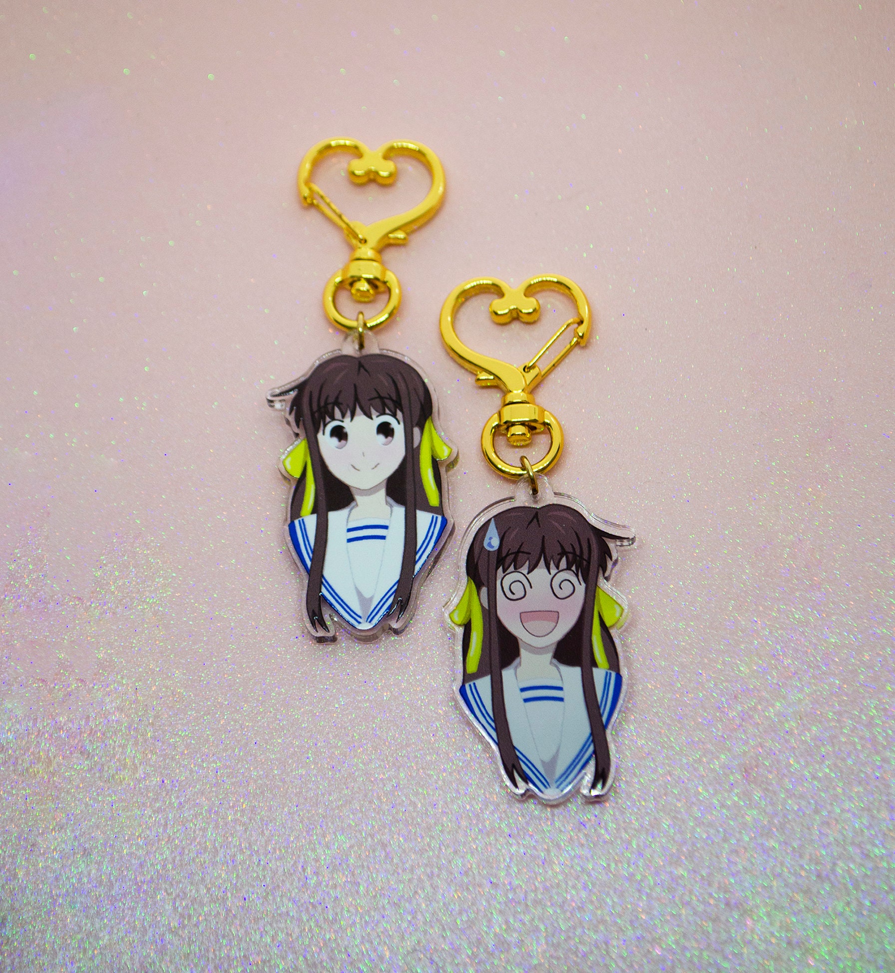 Handmade Anime Fruits Basket, Chaveiro Recheado Bonito, Pacote de Materiais  DIY, Honda Tohru Kyo e Souma