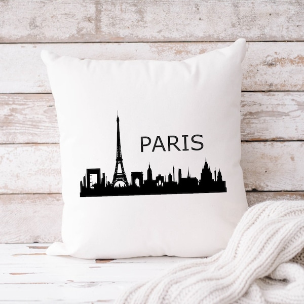 The Paris Skyline SVG/PNG/JPG in Two Different Formats for Cricut/Silhouette | Paris | Cityscape | Eiffel Tower | France | Vector Graphic