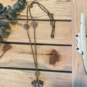 Steampunk Necklace | Gears Necklace | Fully Adjustable | Gift Ideas | Finished Product