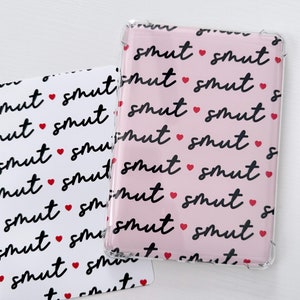 Smut Lover Coquette Pattern Kindle Inserts, Cardstock Kindle Decal, Kindle Accessory, Bookish Merch, Cute Gift for Book Lover, Tablet Insert