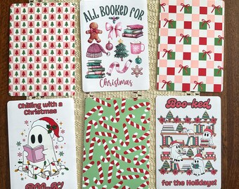 Christmas Spirit Kindle Inserts,  Cardstock Kindle Decal, Kindle Accessory, Bookish Merch, Cute Gift for Book Lover, Stocking Stuffer