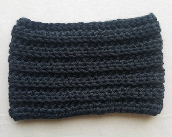 Chunky Black Cowl, Bufanda, Bufanda Infinita