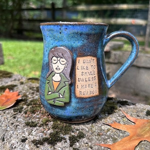 Daria - Jane Lane and Trent Mug - 18 oz handmade ceramic mug - 90s nostalgia
