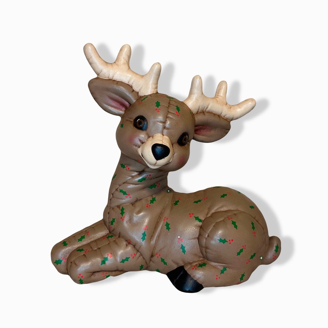 Vintage Kimple Ceramic Reindeer Softies Collection 1963 Etsy