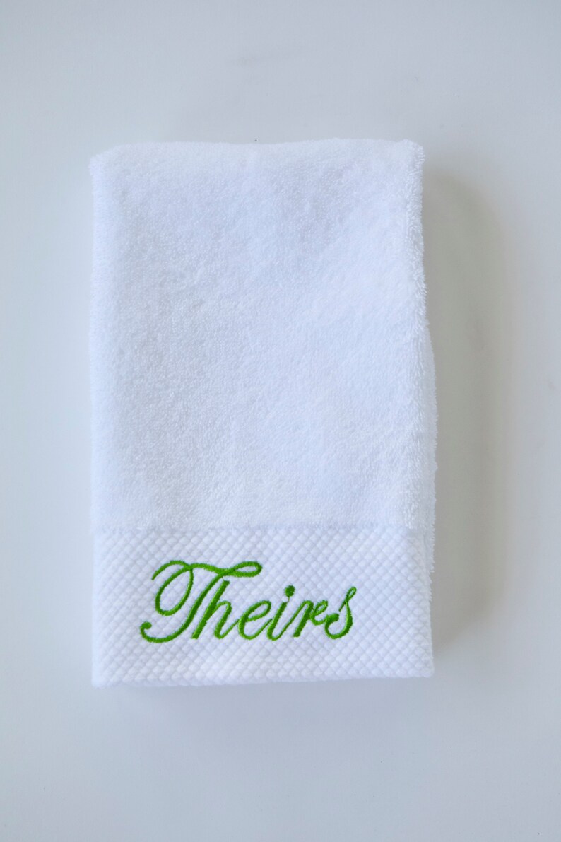 Theirs and Theirs Pronoun Towels His/hers/theirs Etsy