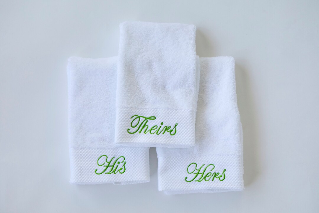 Theirs and Theirs Pronoun Towels His/hers/theirs Etsy