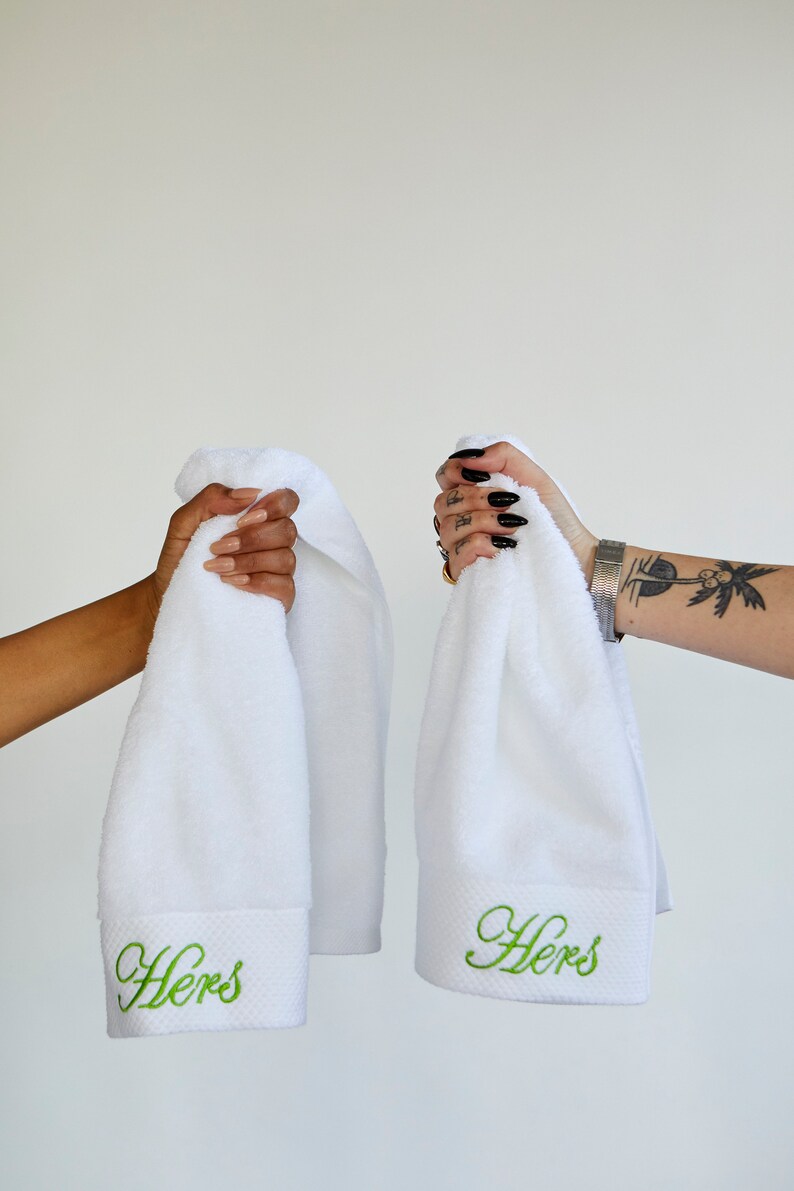 Theirs and Theirs Pronoun Towels His/hers/theirs Etsy