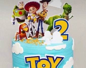 Woody and friends cake toppers