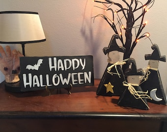 happy halloweenwood signsdistressed signsfarmhouse decor