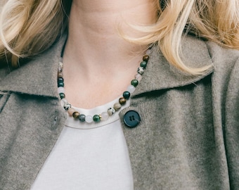 Necklace with gemstones *Essence | VRNQ
