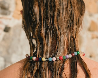 Bubble necklace with gemstone | VRNQ
