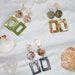 Jana reviewed Mother of pearl Earrings Florence | Graublau/Green/Brown | Gemstone Clam Pearl Handmade | Mother of Pearl