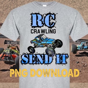 RC Crawling Send It,PNG,File download only, Radio Control