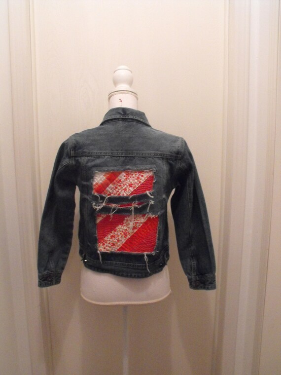 gap quilted denim jacket