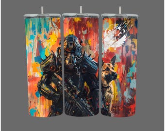 Wasteland Brotherhood, perfect for tumblers, shirts and more, Digital Art Vibrant super high quality