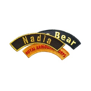 Personalisierung Patch Abzeichen Eisen-aufnäher 1x Aufnäher/Patch gestickt!
