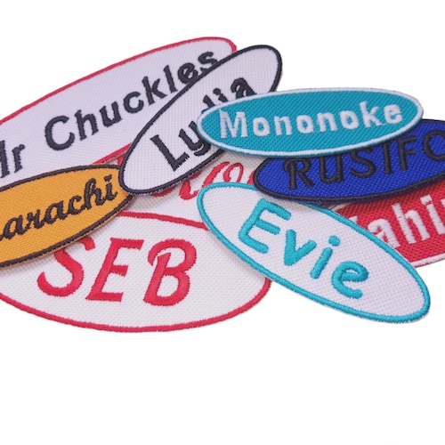 Personalized Name Embroidered Patches for Jackets Iron on Etsy