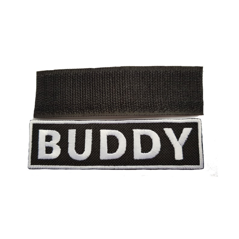 Two Personalised Dog K9 Harness Patch Name Embroidered Etsy