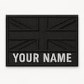 Personalized UK Flag Embroidered Name Patch: Tactical Hook Patch