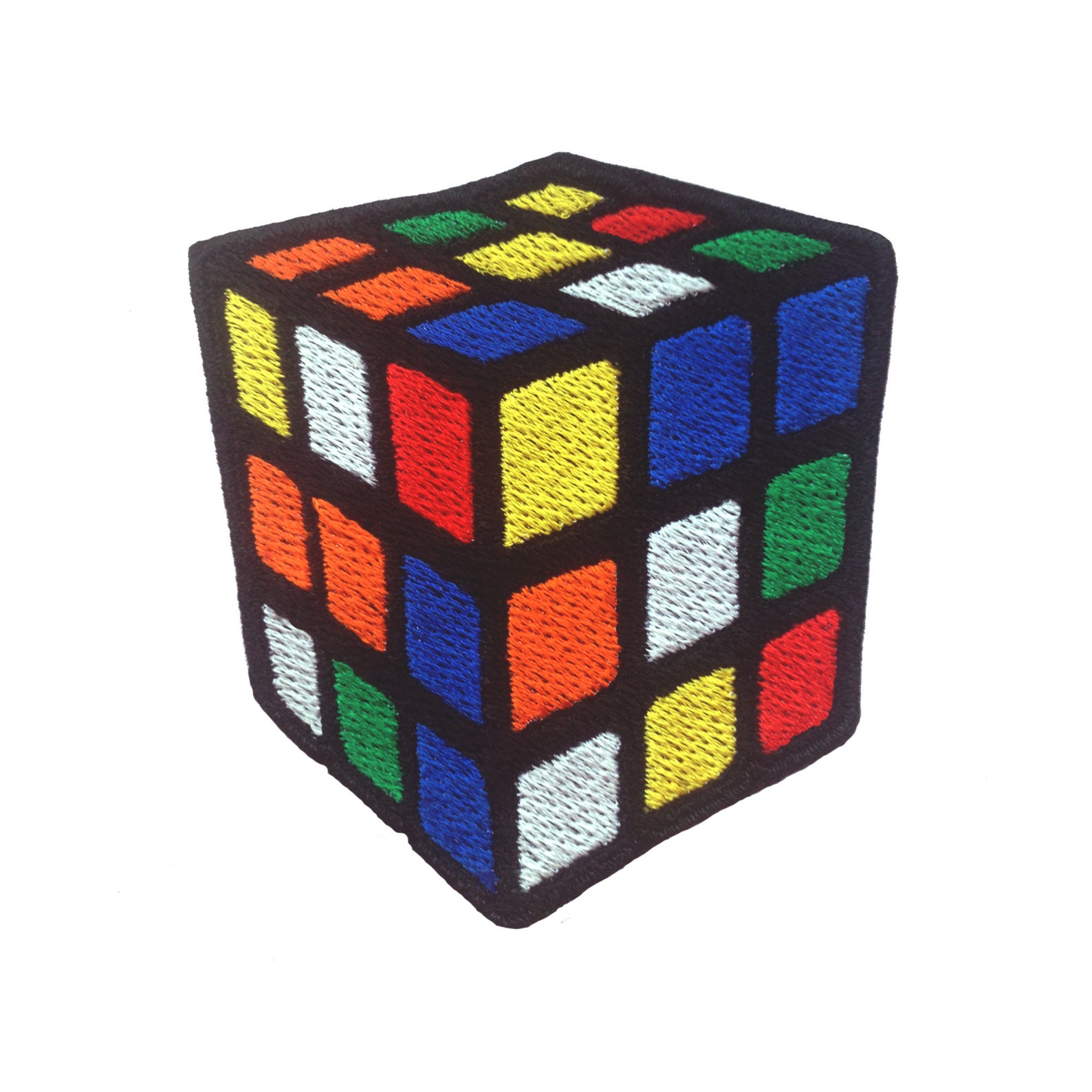 Rubik's Cube Patch Embroidered Patches for Jackets Iron on Etsy