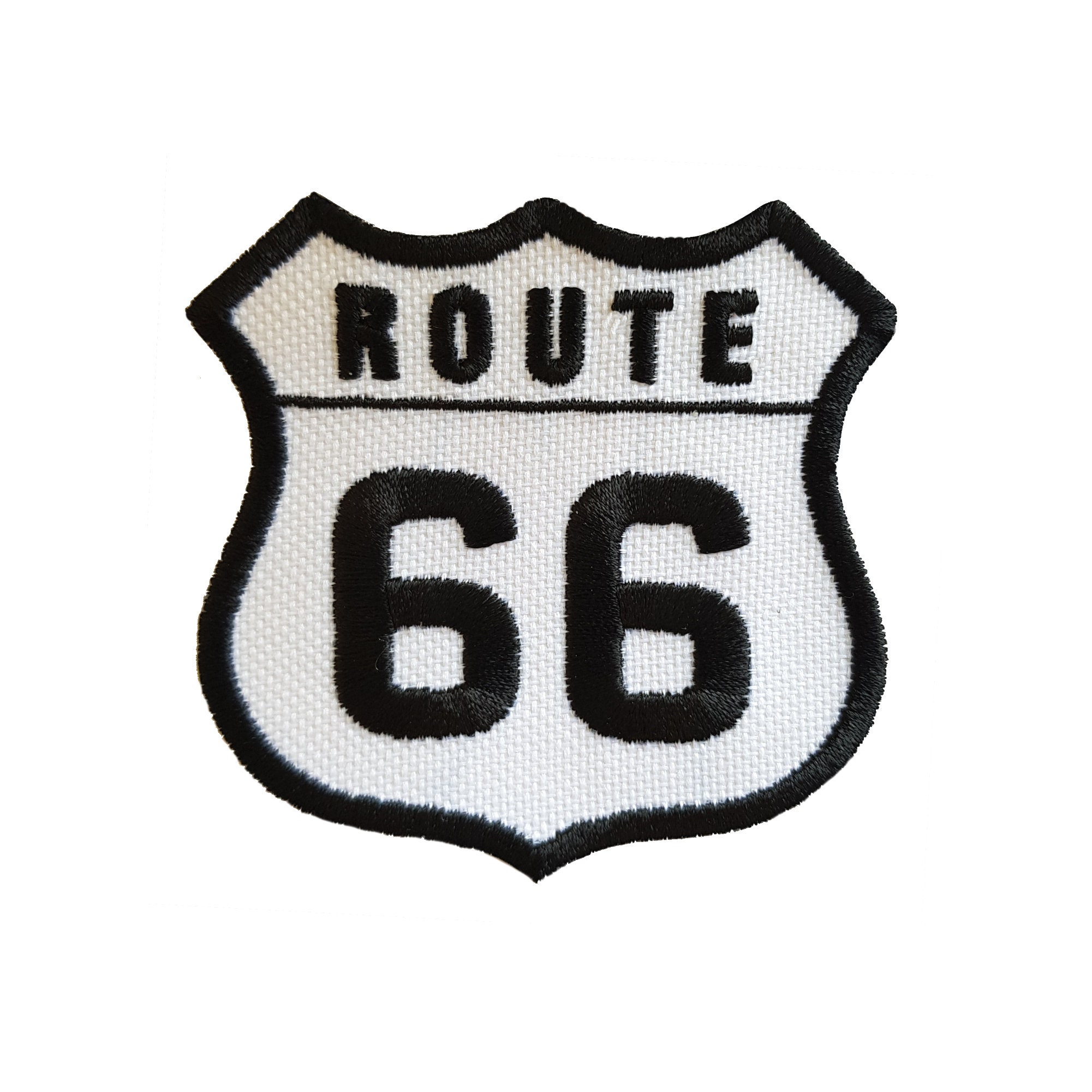 Route 66 Biker Patch Embroidered Patches for Jacket Iron On | Etsy