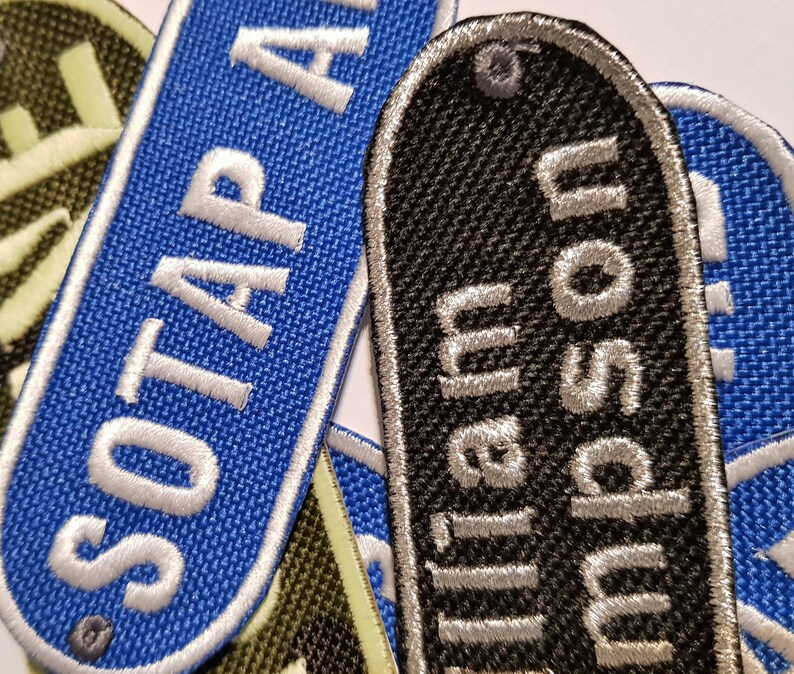 Personalized Name Embroidered Patches for Jackets Iron on Etsy UK