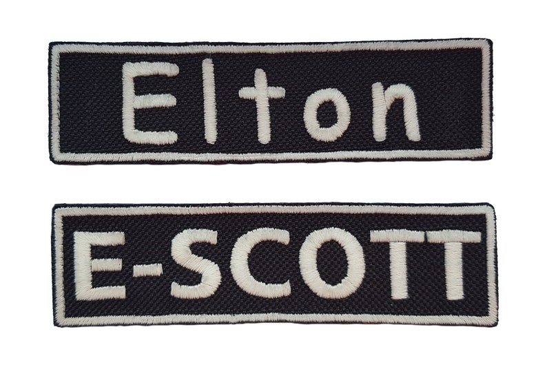 Two Personalised Dog K9 Harness Patch Name Embroidered Etsy