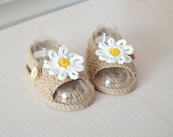 Bellis Perennis Baby Sandals, Crochet baby shoes, Crochet sneakers, Ispired baby sandals, Inspired baby shoes