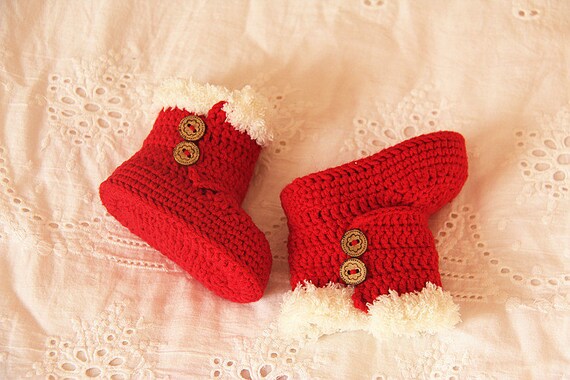 Baby ugg top crib shoes
