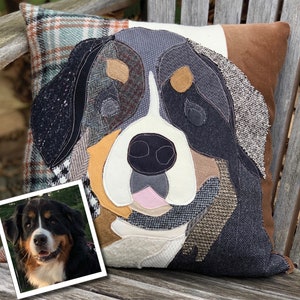 Custom Dog Pillow, Personalized Pet Portrait, Pet Memorial, Pet Loss Gift, Dog Lovers Gift, Dog Mom Gift, Pet Sympathy Gift image 7