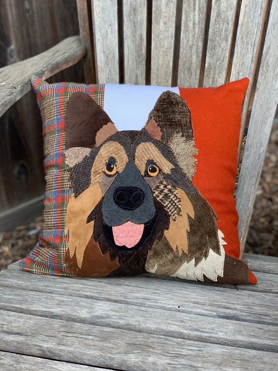 German Shepherd Dog Pillow Pet Pillow 