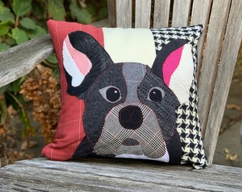Französische Bulldogge Hundekissen, Haustierkissen, Hundedekor, Hundeliebhaber Geschenk