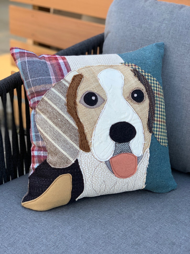 Beagle Pillow Cover Pet Pillow Dog Decor Dog Lover Gift Etsy