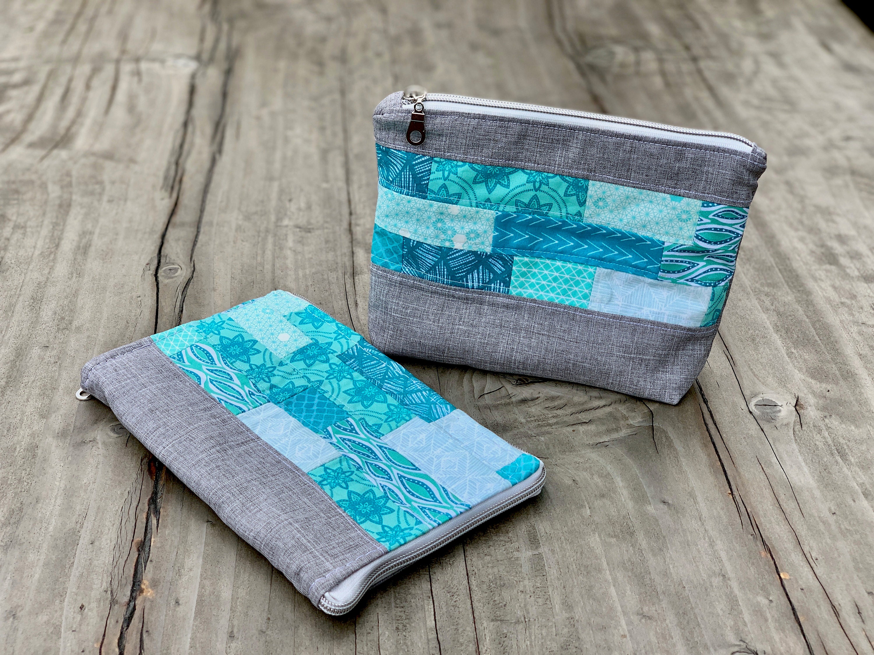 Canvas Zippered Pouch: Travel Jewelry Case, Purse Accessories