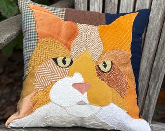 Maine Coon Cat Pillow, Cat Decor, Cat Lover Gift