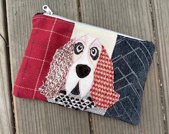 Basset Hound Dog Travel Bag, Dog Lover Gift, Dog Purse, Pet Lover Gift